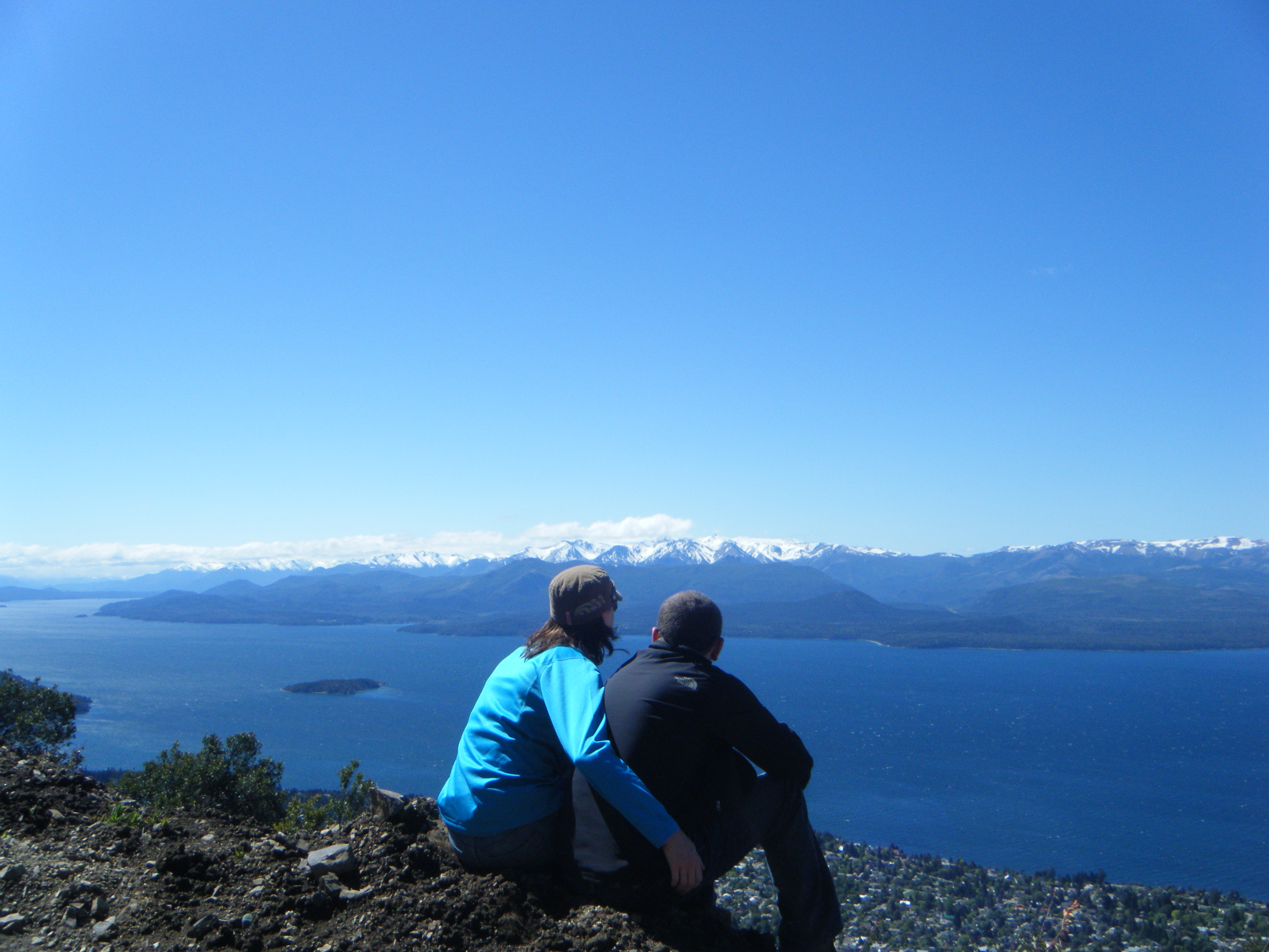 a honeymooning couple in Patagonia, Argentina