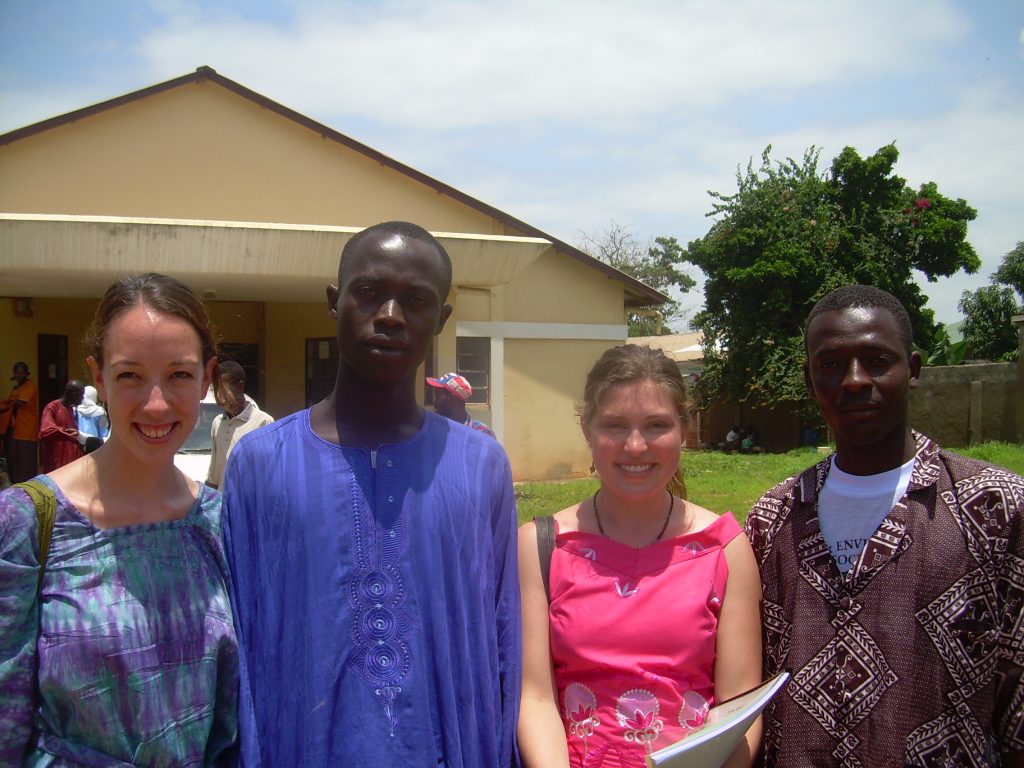 Canadian nurses and Gambian youth
