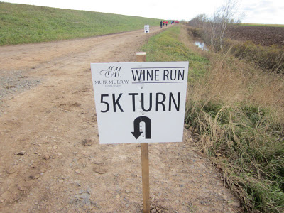 5km turnaround in Muir Murray Wine Run race