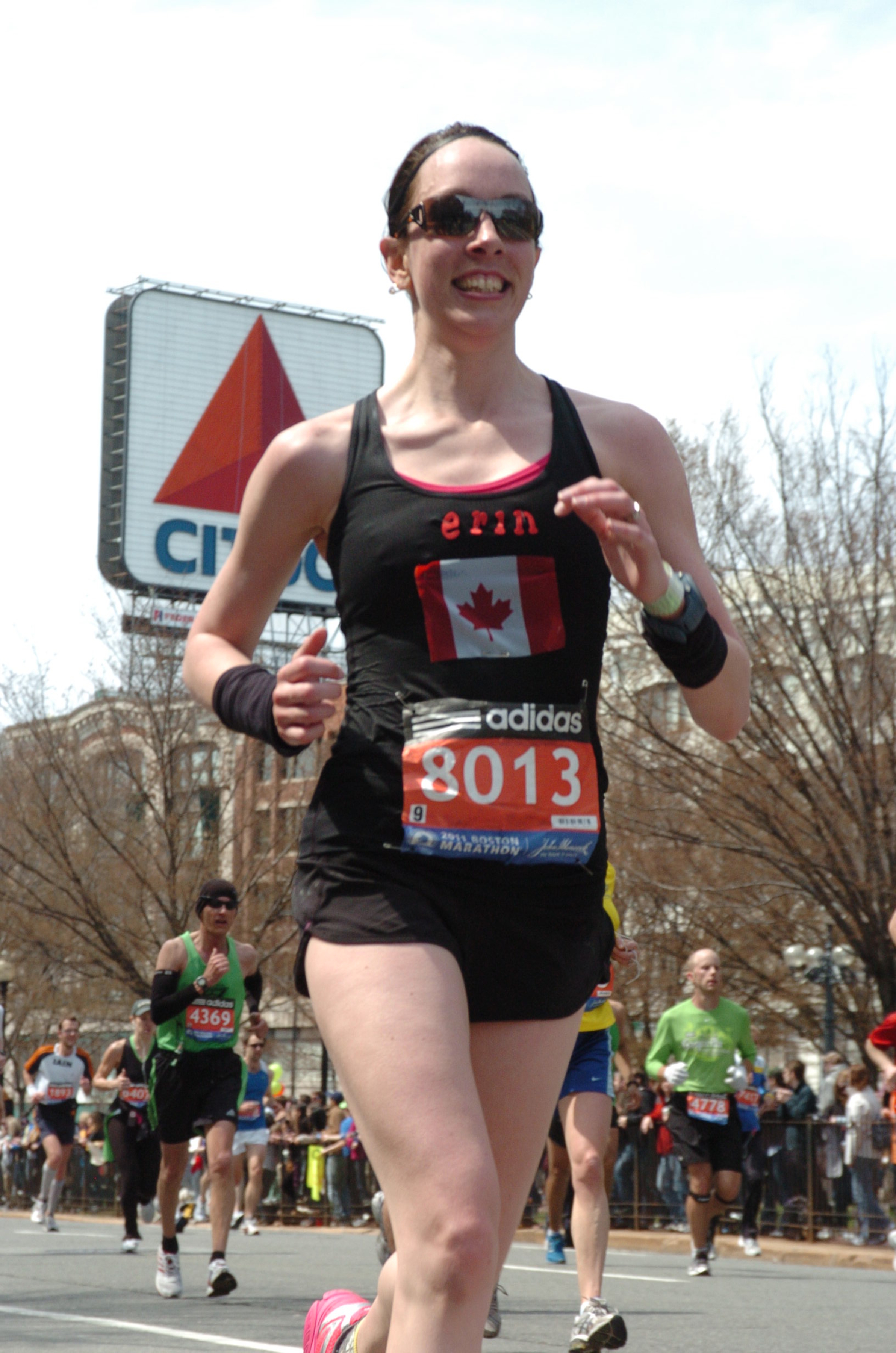 Boston Marathon Erin Poirier Citgo Sign mile 25