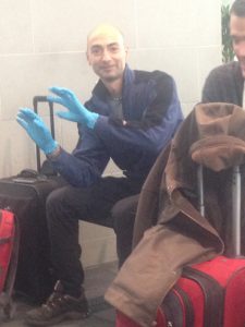 Rami's airport gloves