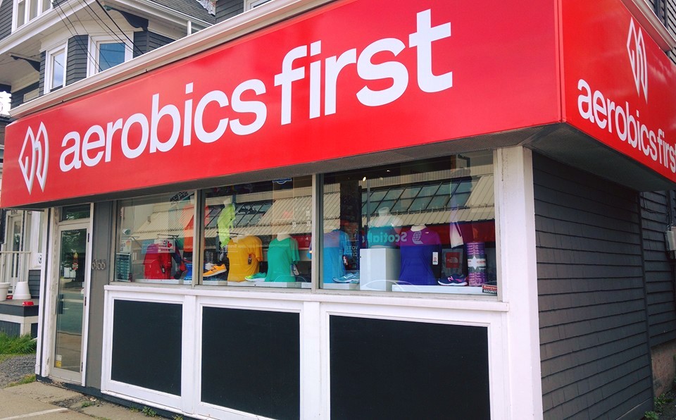 Aerobics First Store Front